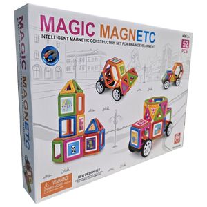 ساختنی 52 تکه مدل مگنتی طرح magic magnetc کد fk6609